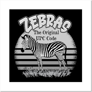 Zebras - The Original UPC Code Posters and Art